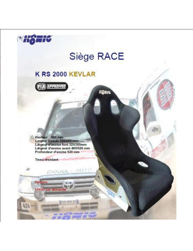 SIÈGE KONIG RACE KRS2000 KEVLAR